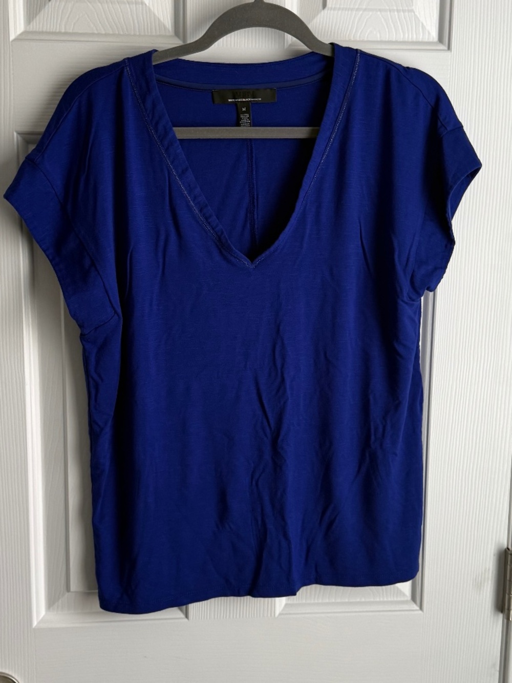 White House Black Market Tee Purple/Blue | Size M | Excellent